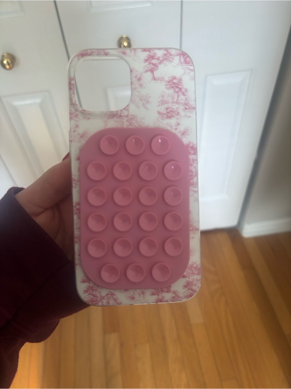 Pink Bubble Pop Phone Case for iPhone - Floral Design